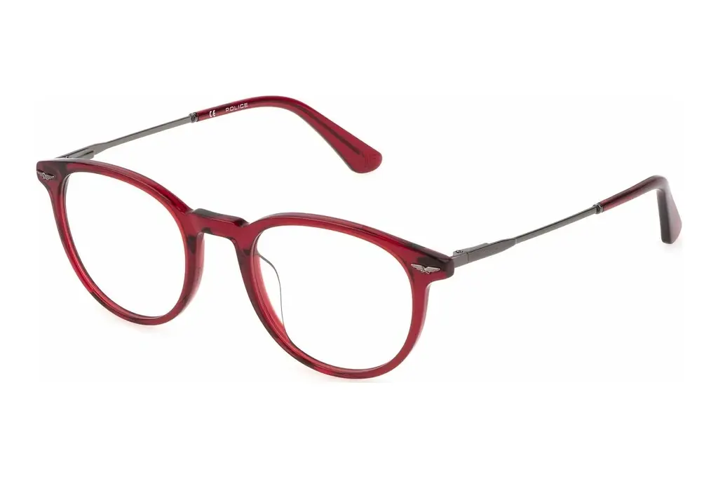 Police   VPLD93 0V64 SHINY TRANSP.BORDEAUX RED