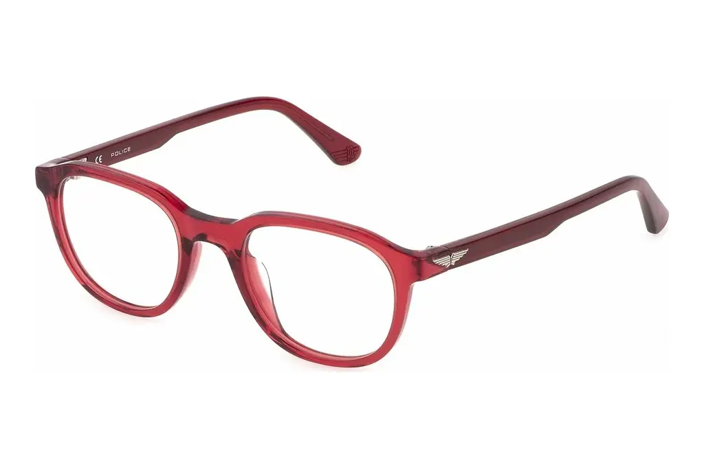 Police   VPLF77 06NL SHINY TRASNP.RED