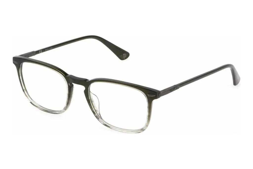Police   VPLF81 07NG SHINY GREY GRAD.GREEN