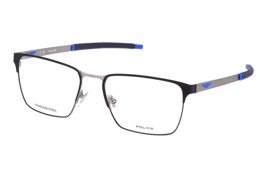 Police   VPLG79 08BM MATT SATIN PALLADIUM W/COLOURED PARTS