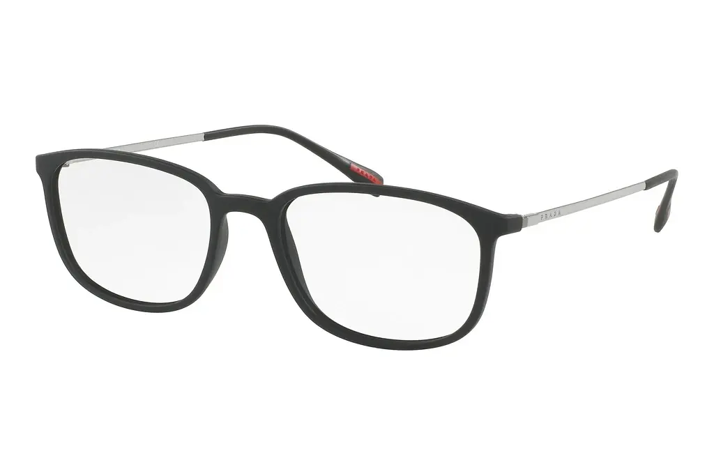 Prada Linea Rossa   PS 03HV DG01O1 Black Rubber