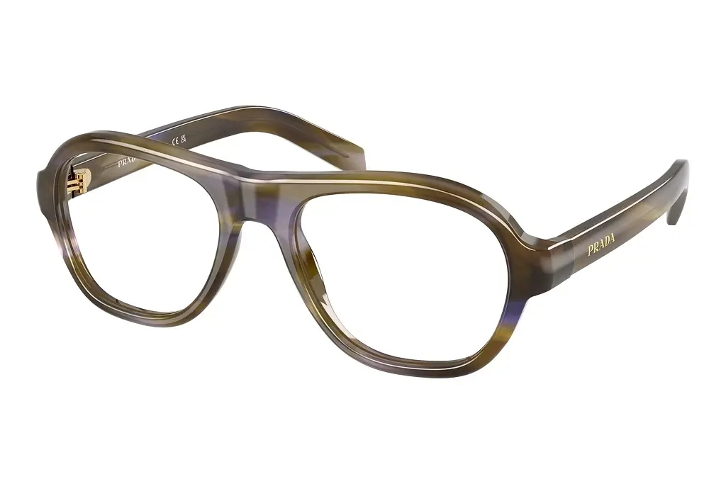 Prada   PR C12V 23G1O1 Striped Lagoon