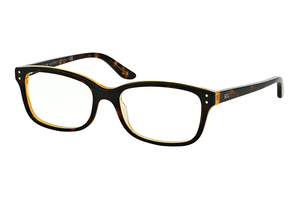 Ralph Lauren   RL6062 5277 Shiny Dark Havana On Yellow