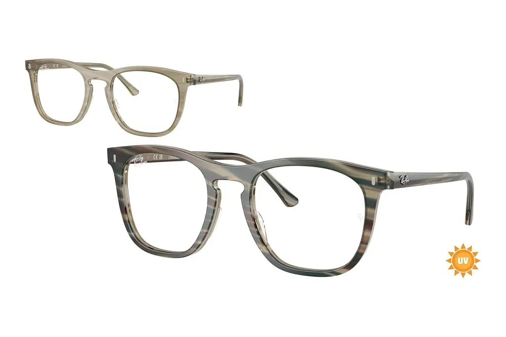 Ray-Ban   RX2210V 8381 Photo Striped Grey