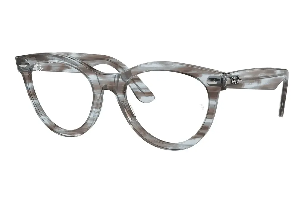 Ray-Ban   RX2241V 8361 Striped Transparent Blue