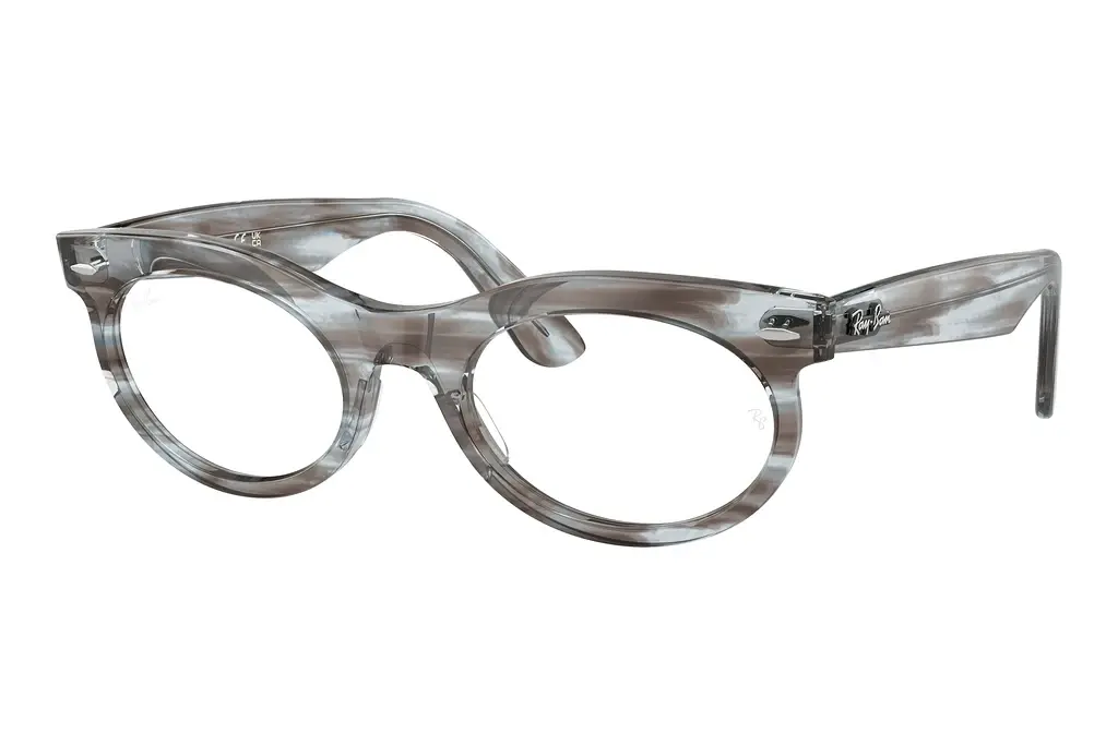 Ray-Ban   RX2242V 8361 Striped Transparent Blue
