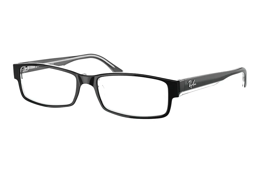 Ray-Ban   RX5114 2034 Black On Transparent