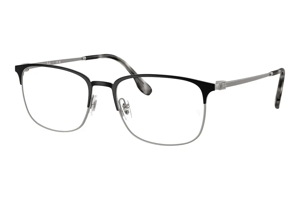 Ray-Ban   RX6494 3187 Matte Black On Matte Gunmetal