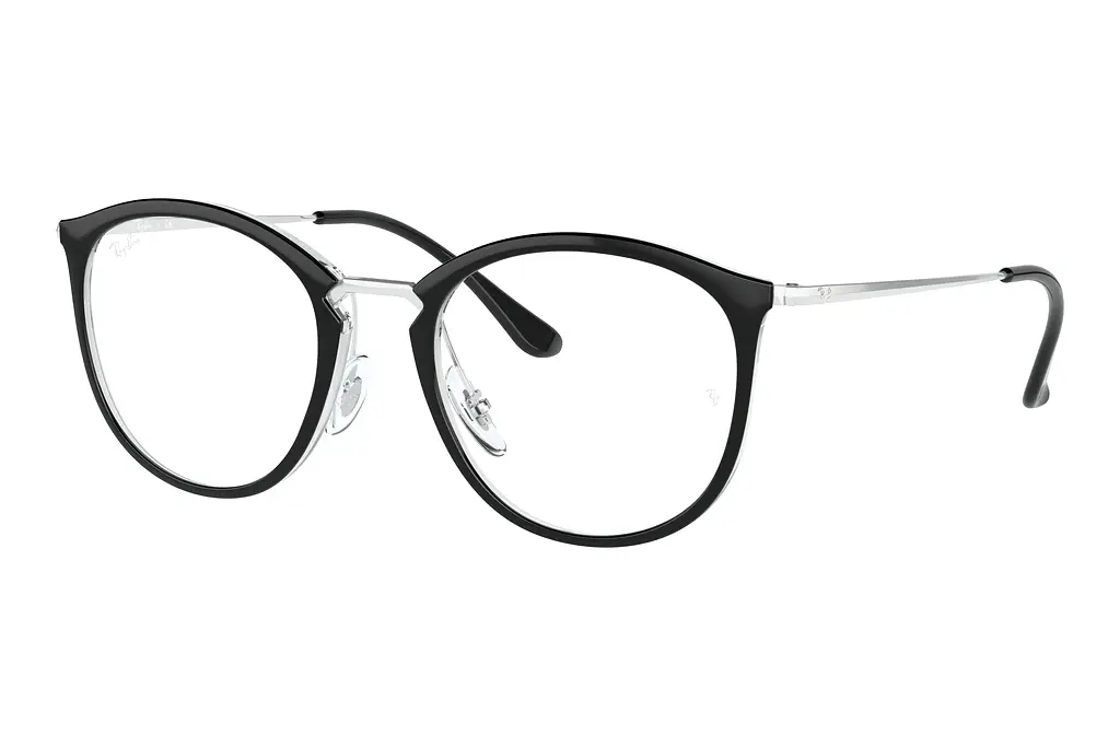 Ray-Ban   RX7140 5852 Black On Transparent