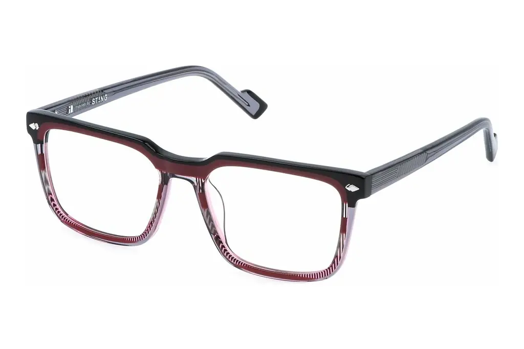 Sting   VST542 04A2 SHINY STRIPED RED