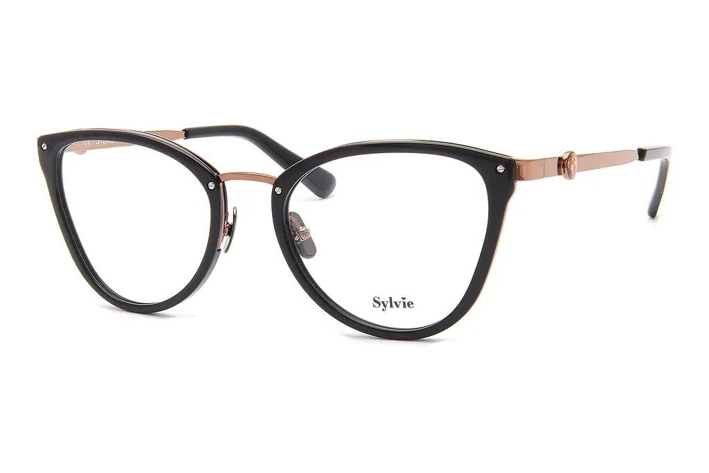 Sylvie Optics   1902 04 black-copper