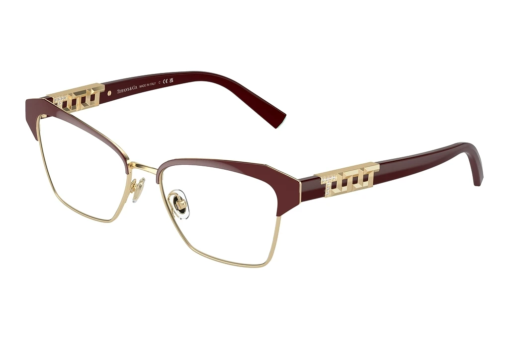 Tiffany   TF1156B 6185 Burgundy On Pale Gold