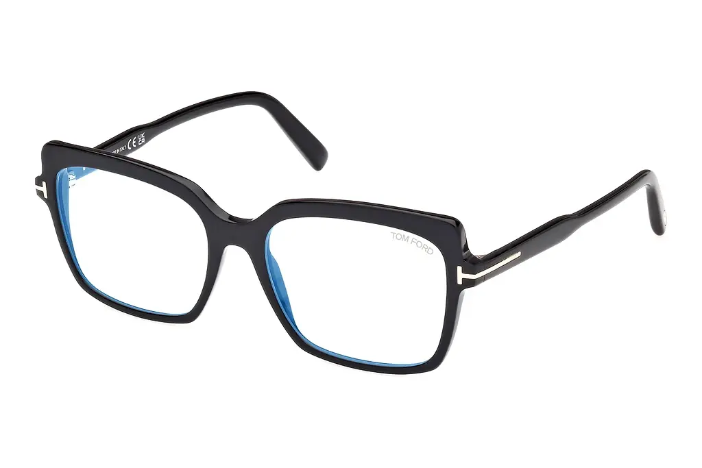 Tom Ford   FT5947-B 001 Glänzend Schwarz