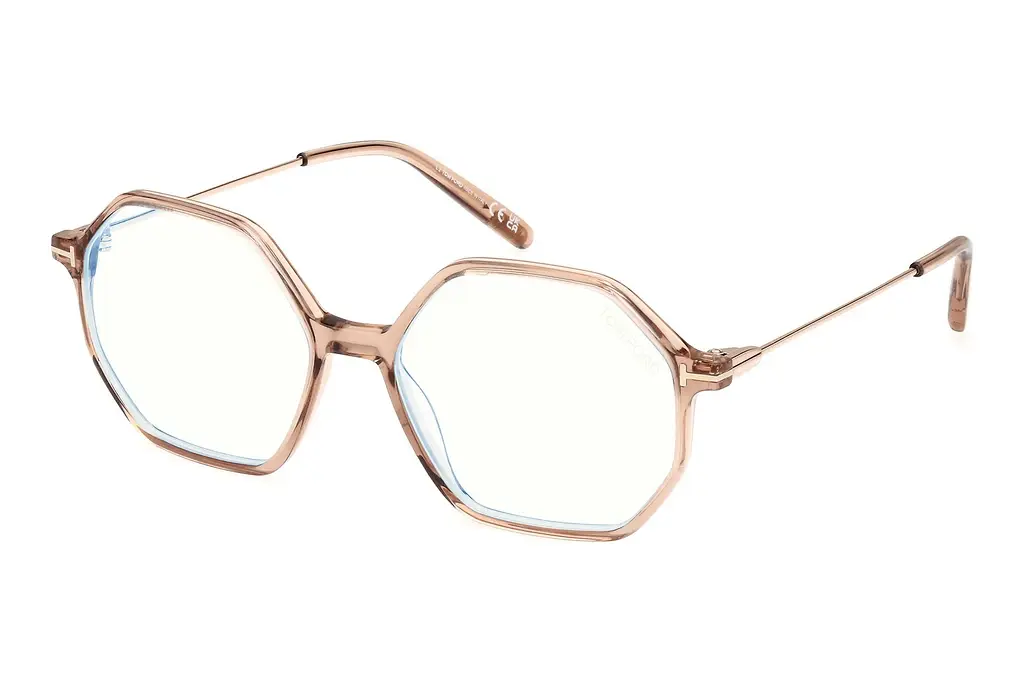 Tom Ford   FT5952-B 045 Glänzend Hellbraun