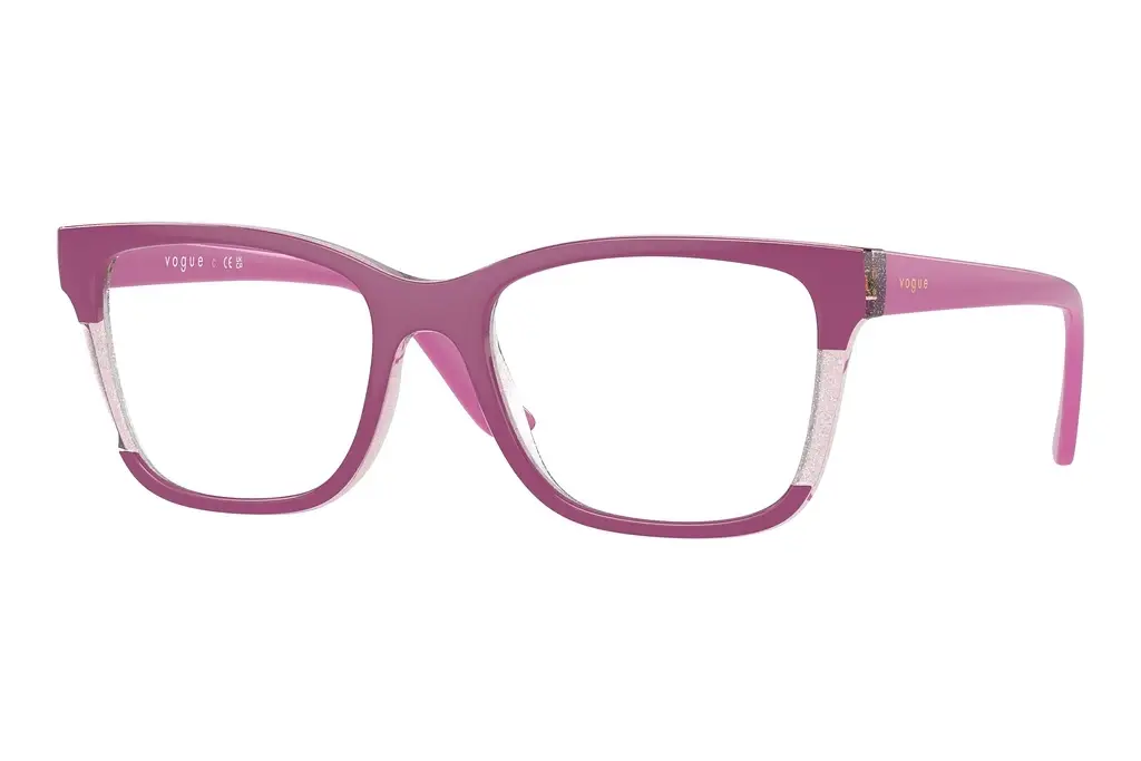 Vogue Eyewear   VO5556 3142 Fuchsia/Transparent Pink Glitter