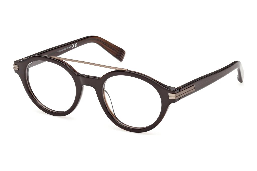 Zegna   EZ5327 048 Glänzend Dunkelbraun