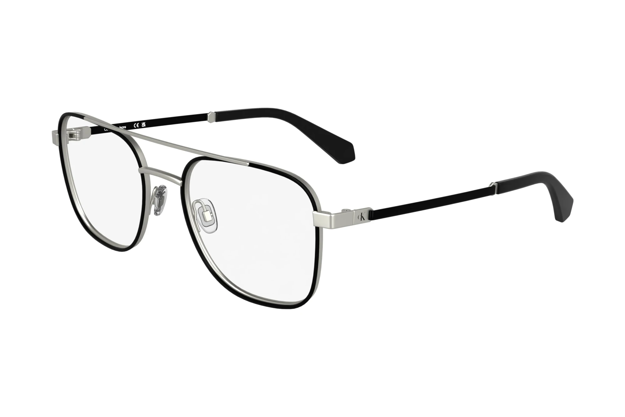 Calvin Klein   CKJ25205 043 MATTE SILVER/BLACK