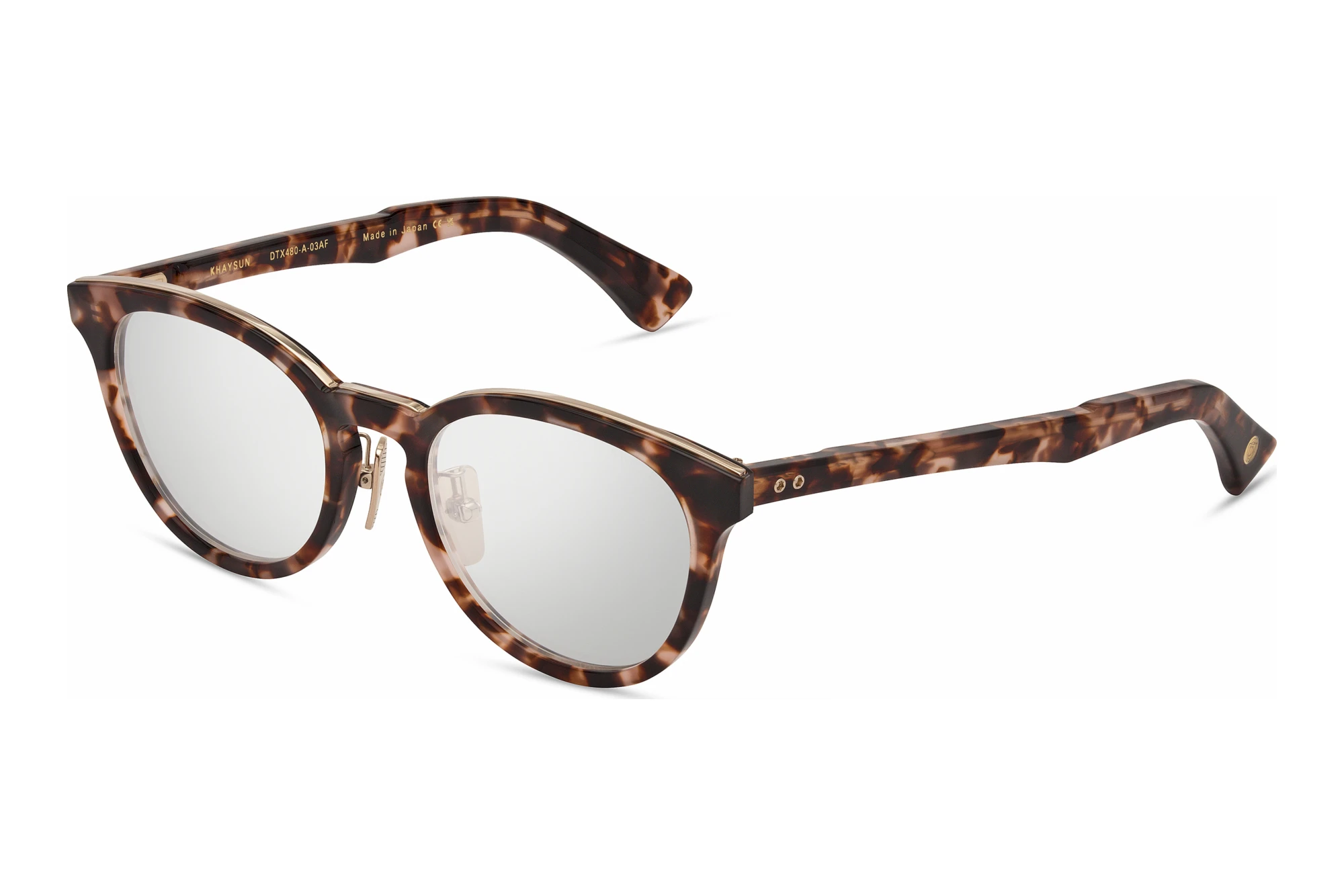 DITA   DTX-480 03A-Asian-Fit BLOSSOM TORTOISE - WHITE GOLD