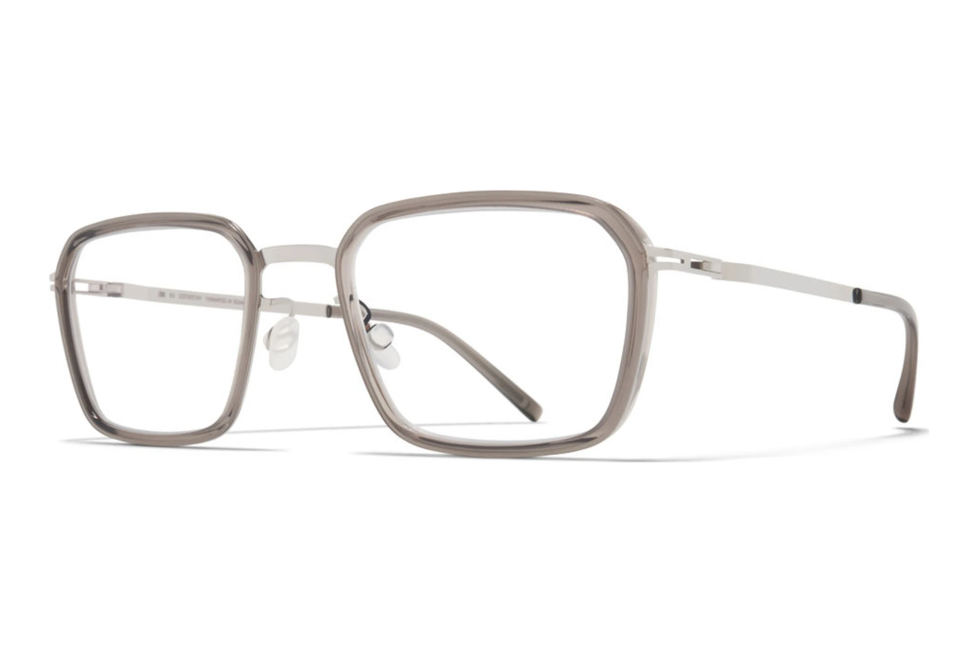 MYKITA   LAURI 766 A74-Shiny Silver/Clear Ash