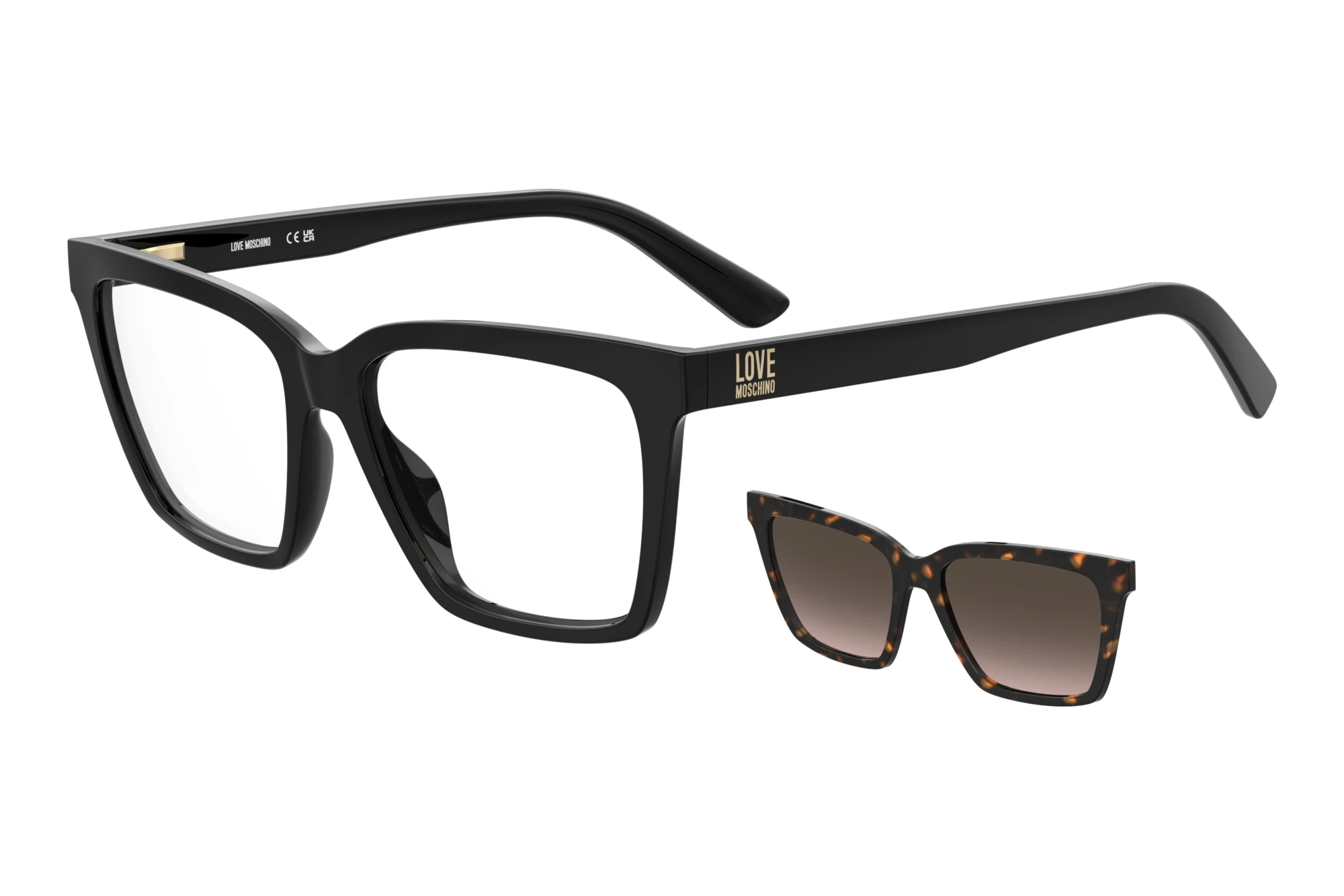 Moschino   MOL661/C 581 HAVANA BLACK