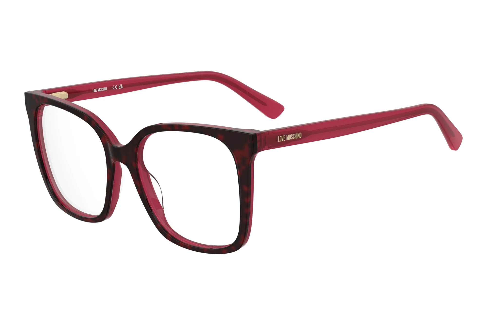 Moschino   MOL696 O63 HAVANA RED