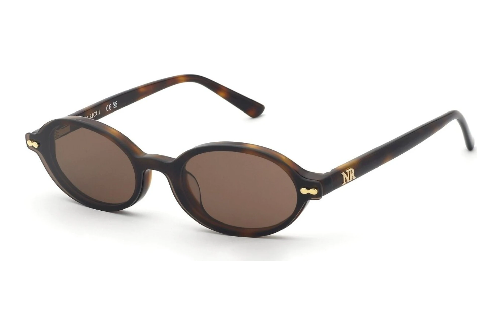 Nina Ricci   UNR466 0752 SHINY DARK HAVANA