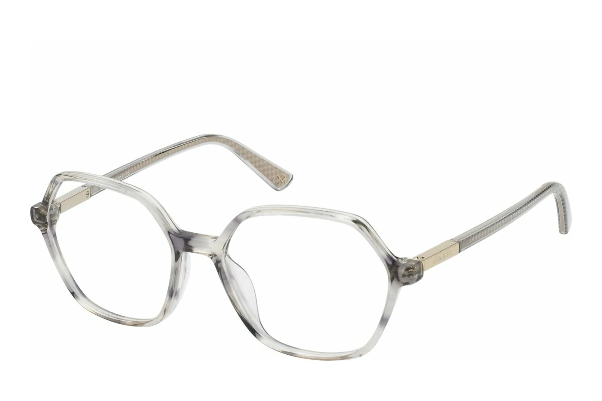 Nina Ricci   VNR333 0P82 BROWN W/VIOLET STRIPED