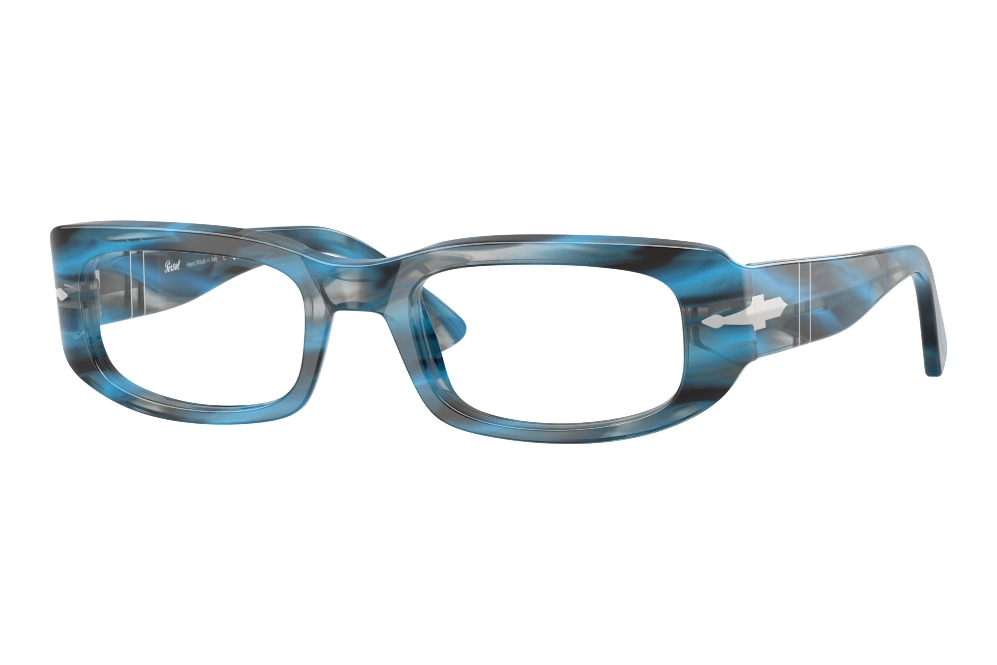 Persol   PO3388V 1234 Striped Blue And Grey