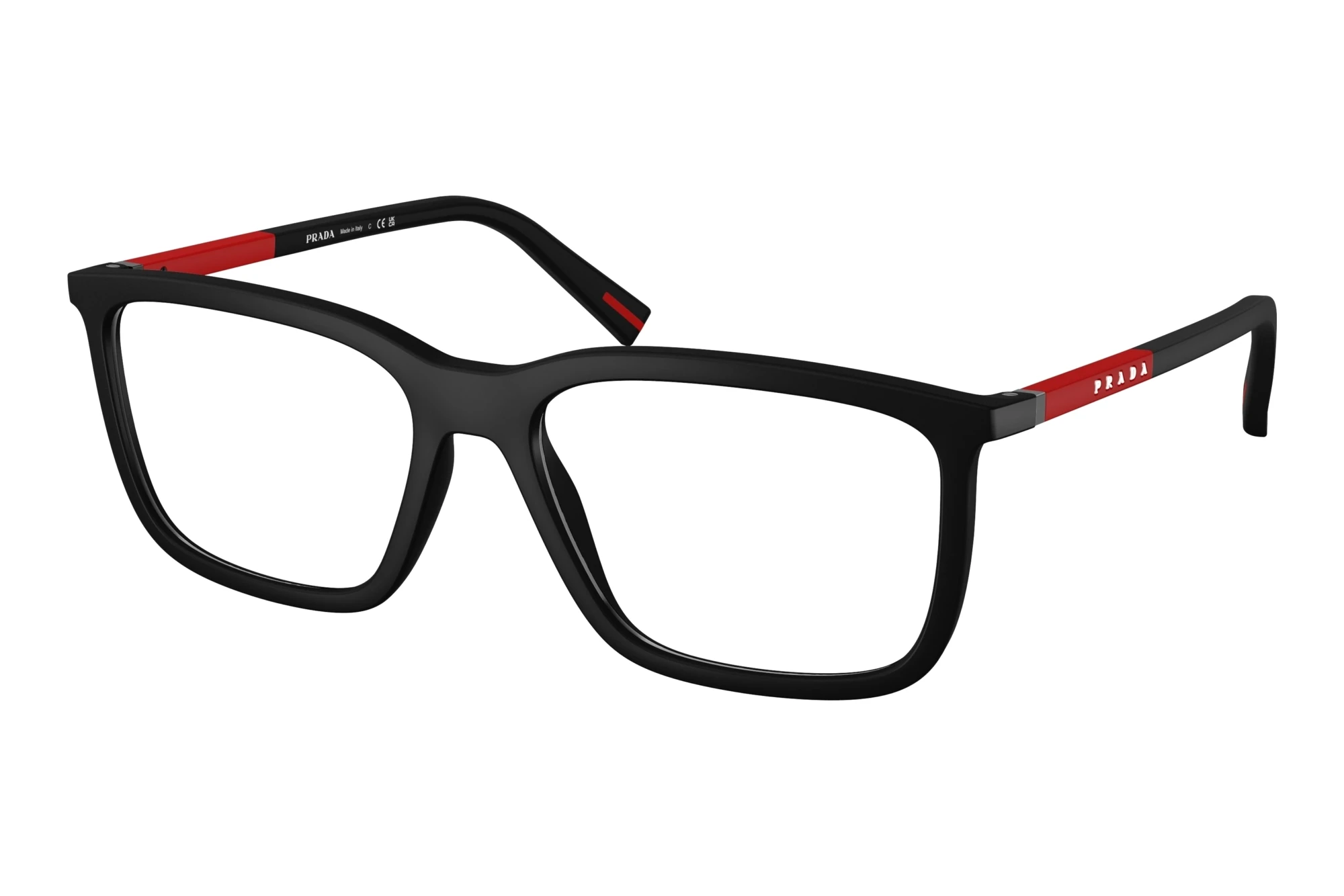 Prada Linea Rossa   PS 01SV DG01O1 Rubbered Black