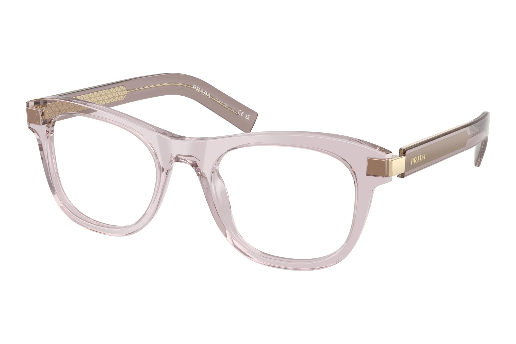 Prada   PR D17V 12W1O1 Transparent Mauve