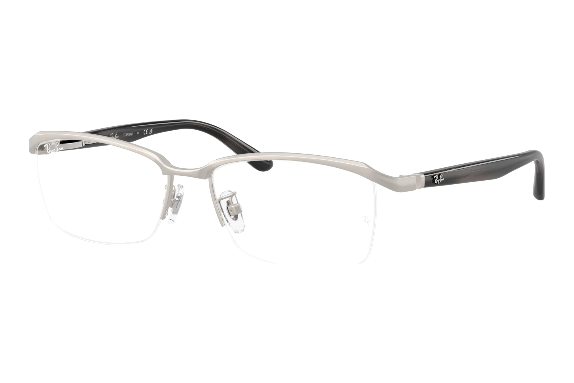 Ray-Ban   RX8779D 1253 Brushed Silver