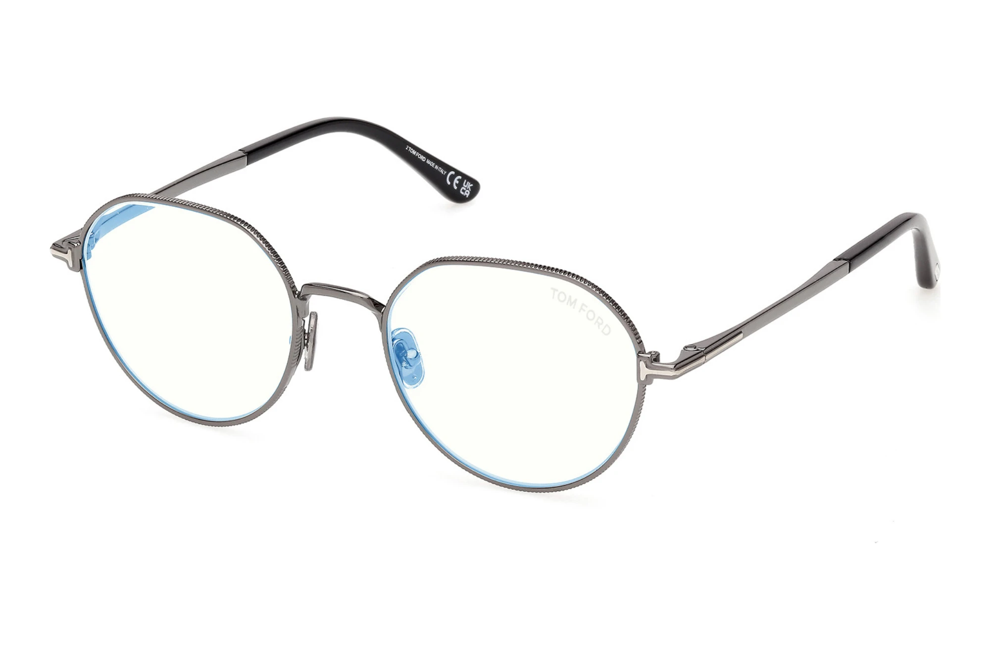 Tom Ford   FT6127-B 008 Glänzend Gunmetal