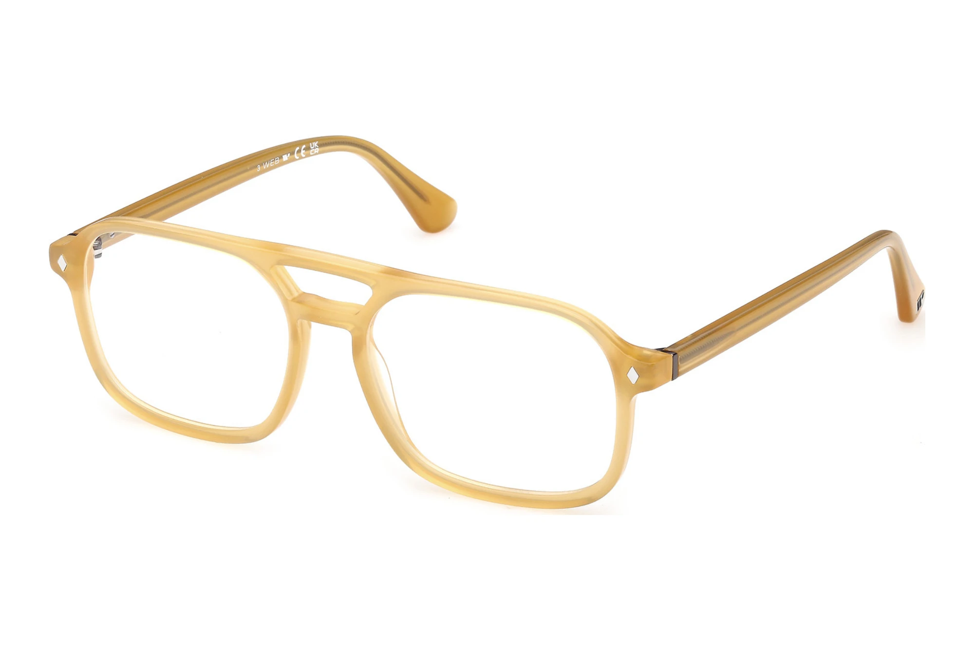 Web Eyewear   WE5473 041 Glänzend Hell Gelb