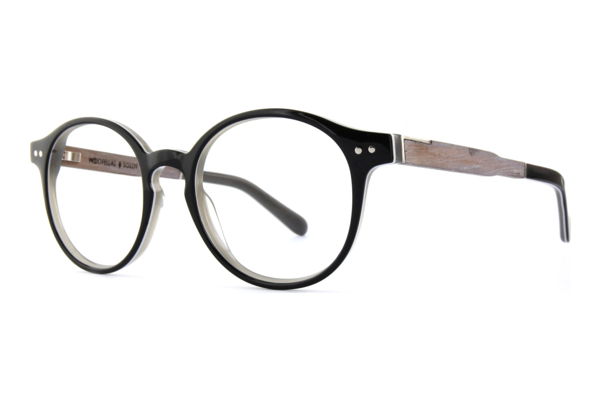Wood Fellas   10935 chalk oak/black white chalk oak/black white