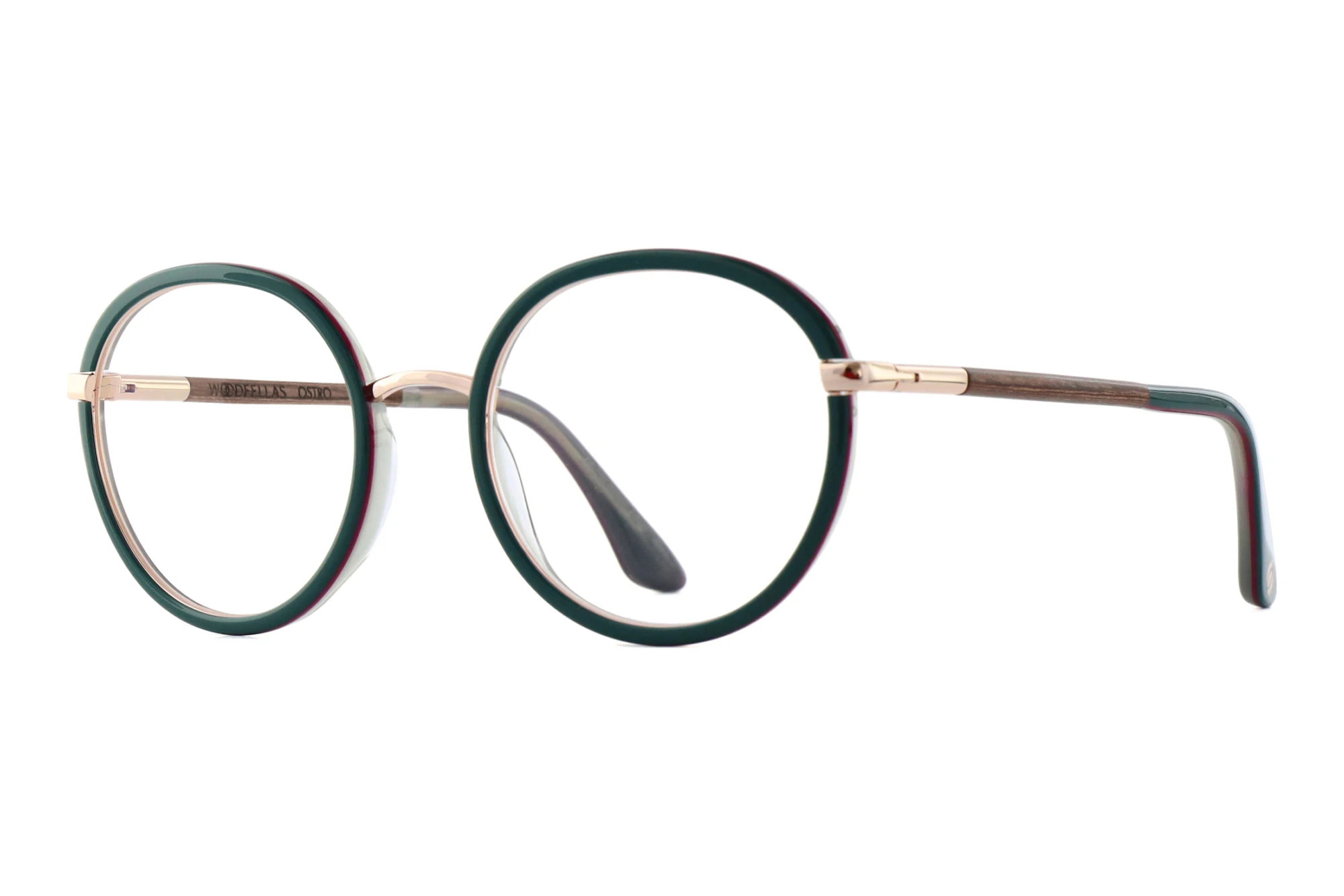 Wood Fellas   11130 macassar/green/rose gold macassar/green/rose gold