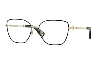 Burberry BE1390 1326 Light Gold With Black Rim