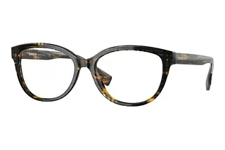 Burberry BE2357 3981 Top Check/Striped Brown