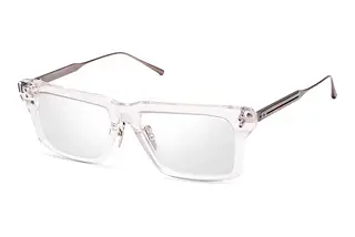 DITA DTX-461 03A-Asian-Fit CRYSTAL CLEAR - ANTIQUE SILVER