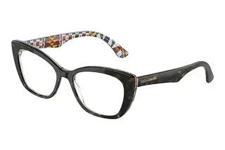 Dolce & Gabbana DG3360 3217 Havana On White Barrow