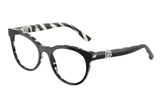 Dolce & Gabbana DG3399 3372 Black On Zebra