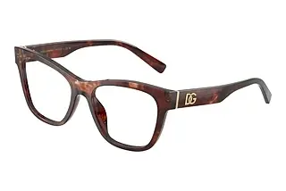 Dolce & Gabbana DG3430 3222 Dark Red Havana