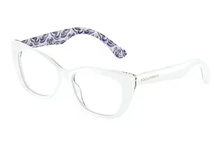Dolce & Gabbana DX3357 3371 White On Blue Maiolica