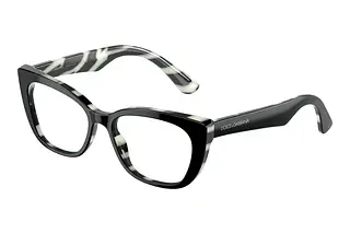 Dolce & Gabbana DX3357 3372 Black On Zebra