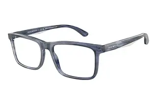 Emporio Armani EA3227 6054 Shiny Blue/Top Smoke