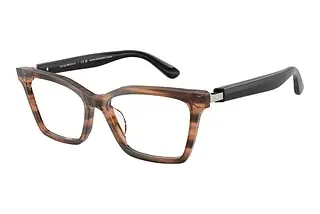 Emporio Armani EA3261U 6266 Shiny Striped Brown