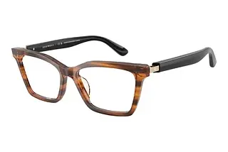 Emporio Armani EA3261U 6268 Shiny Striped Yellow