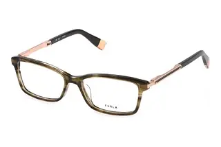 Furla VFU669 0VBT TRASP.STRIPED GREEN