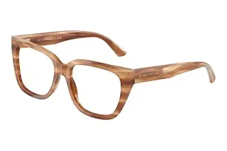 Jimmy Choo JC3019B 5055 Striped Havana Glitter Brown