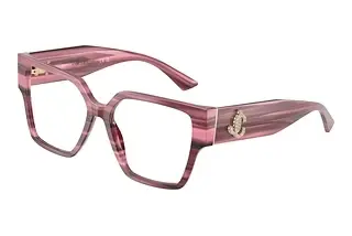 Jimmy Choo JC3032B 5064 Striped Cranberry