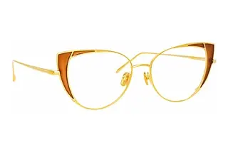 Linda Farrow LFL855/V C12 YELLOW GOLD AND TOBACCO EPOXY